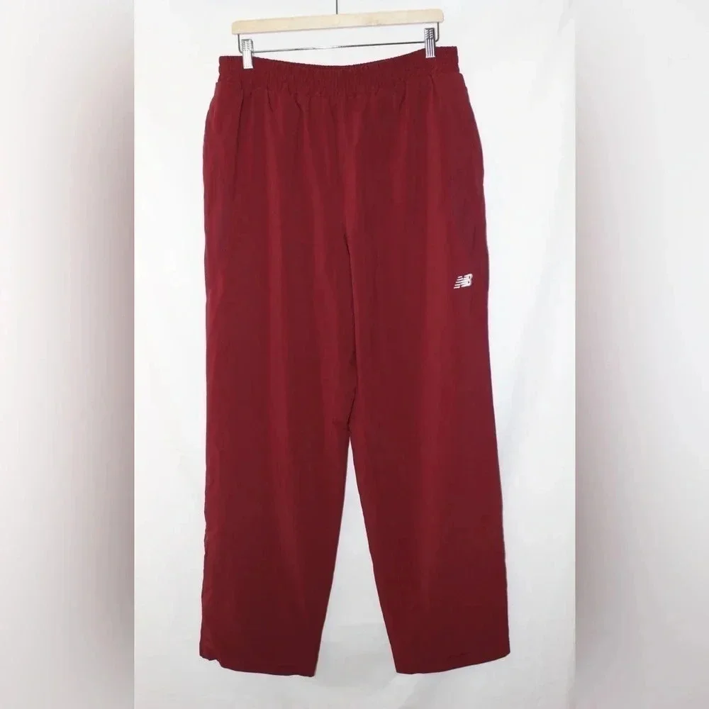 Men’s New Balance Lined Ankle Zip Activewear Workout RunningTrack Pants Size XL